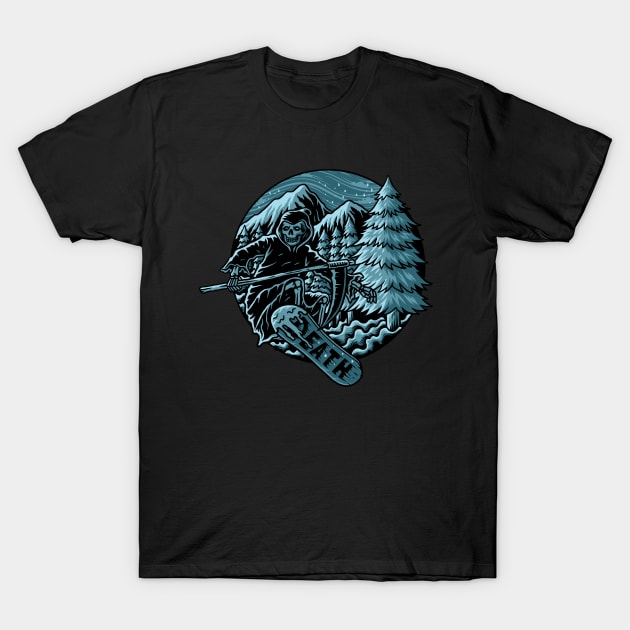 Enjoy Snowboarding Vacation T-Shirt by iwanmust98